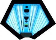Evolution VX240 viewed from above, available for Home Sunbed Hire or Sale from Bronze Age Tanning, Ireland